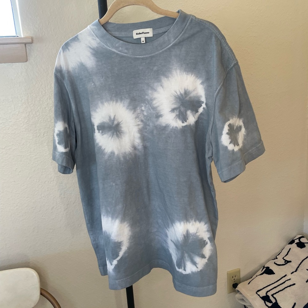 Richer Poorer Relaxed Short Sleeve Tee, Blue Mirage Tie Dye
